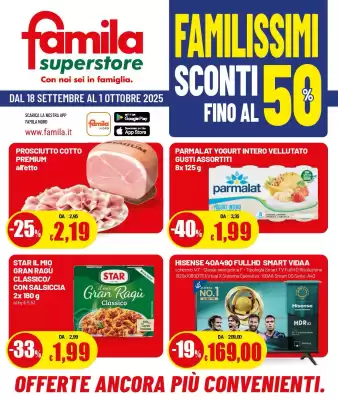 Volantino Famila Superstore (valido fino al 1-10)