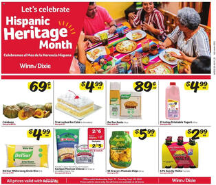 Winn Dixie weekly ad Page 1