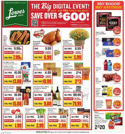 Lowes Foods weekly ad week 38 Page 1