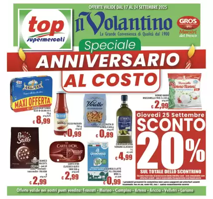 Volantino Top Supermercati (valido fino al 24-09)