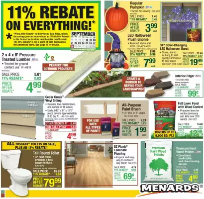 Menards weekly ad