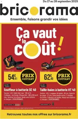 Catalogue Bricorama (valable jusqu'au 28-09)