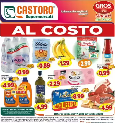 Volantino Il Castoro Supermercati (valido fino al 25-09)