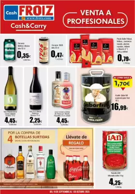 Folleto Cash FROIZ (válido hasta el 1-10)