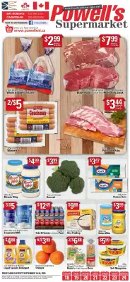 Powell's Supermarket flyer (valid until 24-09)