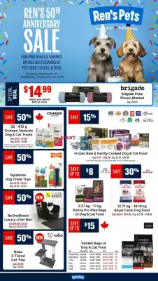 Ren’s Pets Depot flyer