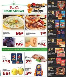 Rich's Fresh Market weekly ad week 38 Page 1