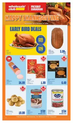 Wholesale Club flyer