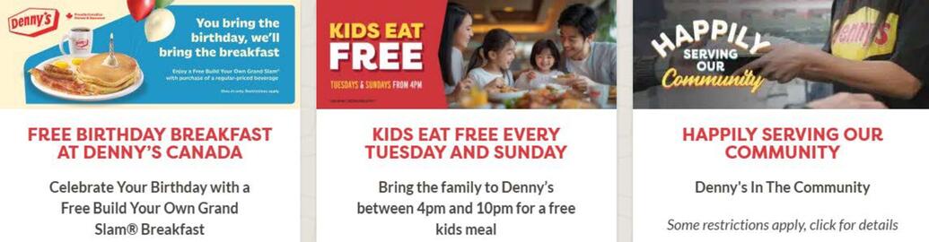 Denny's flyer week 38 Page 1