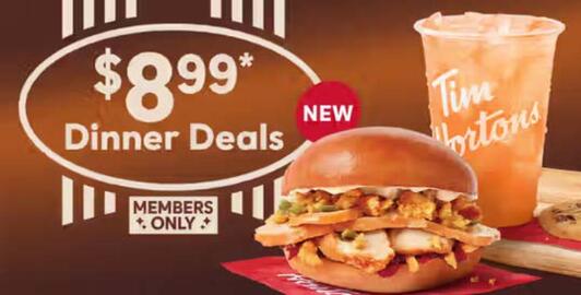 Tim Hortons flyer Page 1