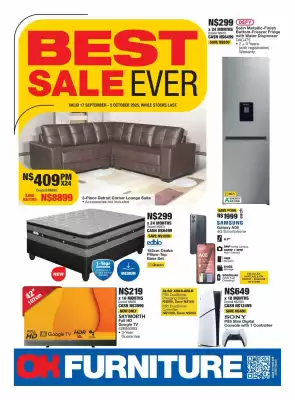OK Furniture catalogue (valid until 5-10)