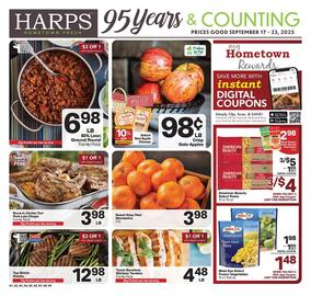Harp's Market weekly ad week 38 Page 1