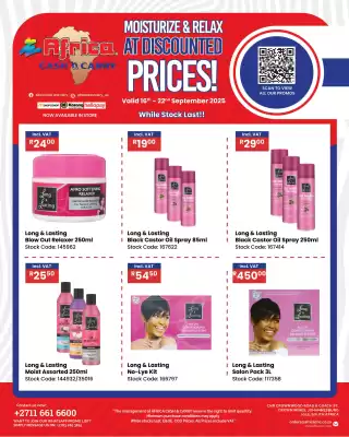 Africa Cash and Carry catalogue (valid until 22-09)