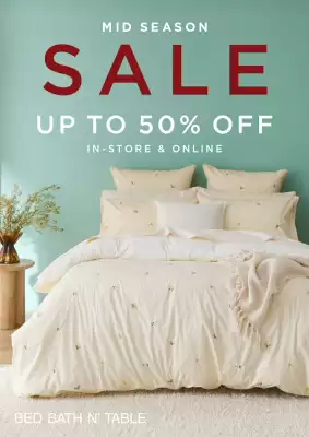 Bed Bath N' Table catalogue (valid until 26-10)