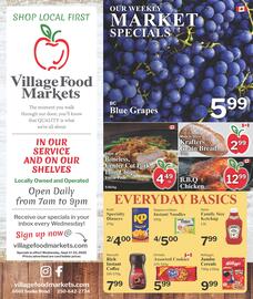 Village Food Markets flyer week 38 Page 1