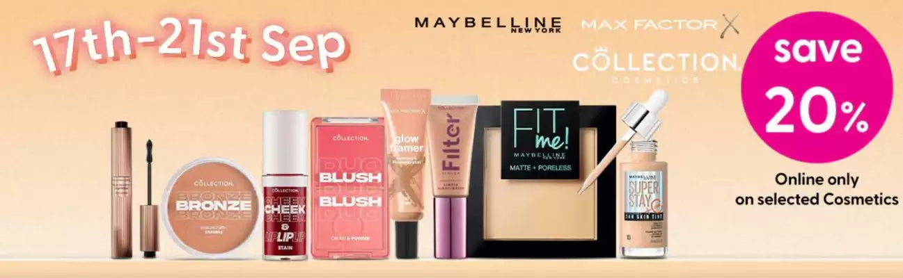 Superdrug catalogue (valid until 21-09)