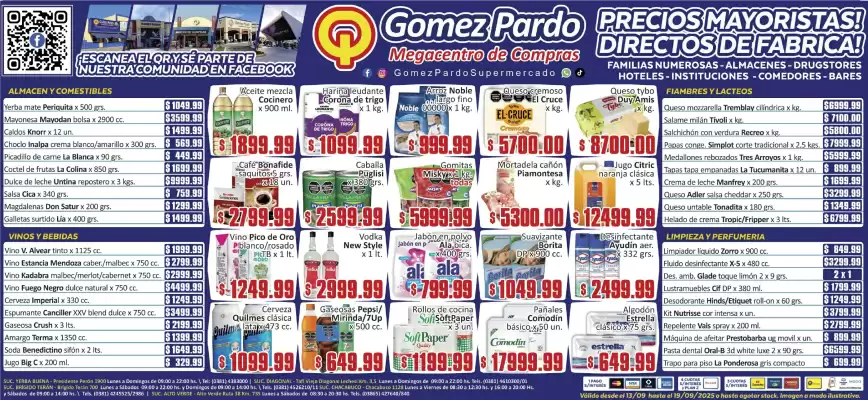 Catálogo Gomez Pardo (válido hasta 19-09)