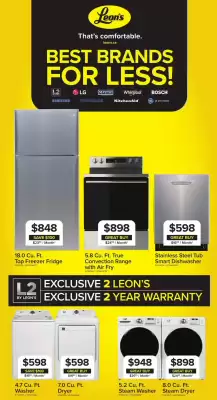 Leon's flyer (valid until 25-09)