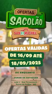 Catálogo San Michel Supermercados (válido até 18-09)