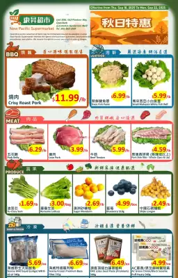 New Pacific Supermarket flyer (valid until 24-09)