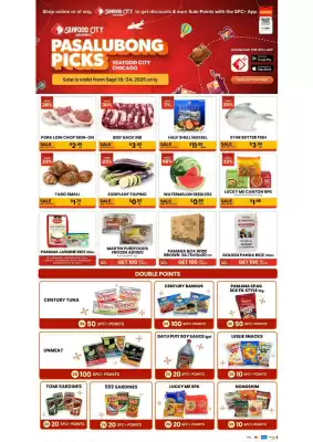 Seafood City weekly ad (valid until 18-09)