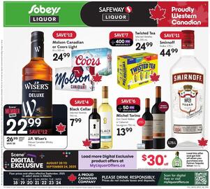 Sobeys Liquor flyer week 38 Page 1