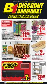 B1 Discount Baumarkt Prospekt woche 38 Seite 1