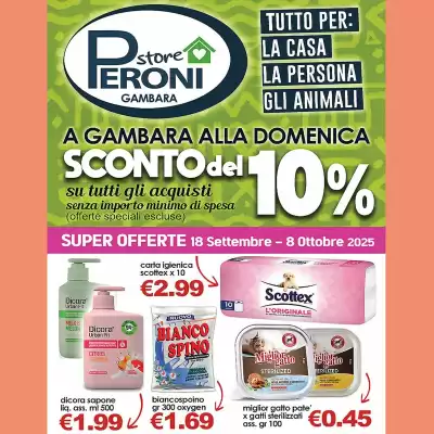 Volantino Peroni Supermercati (valido fino al 8-10)