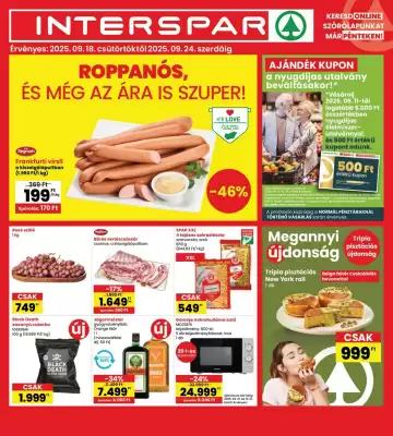 Interspar akciós újság (érvényes eddig: 24-09)