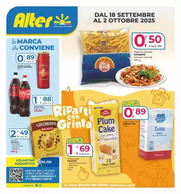 Volantino Alter Discount (valido fino al 2-10)