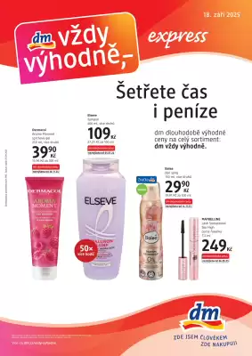 Dm drogerie leták (platné do 15-10)
