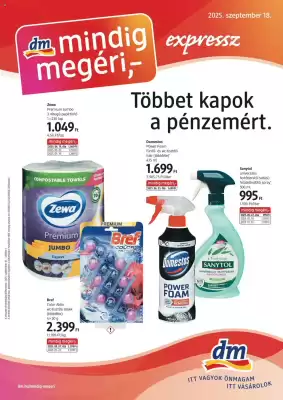 DM akciós újság (érvényes eddig: 1-10)