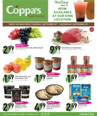 Coppa's Fresh Market flyer (valid until 25-09)