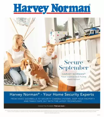 Harvey Norman catalogue (valid until 30-09)
