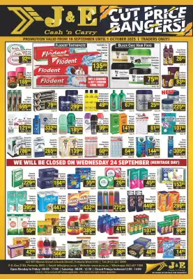 J&E Cash and Carry catalogue (valid until 1-10)