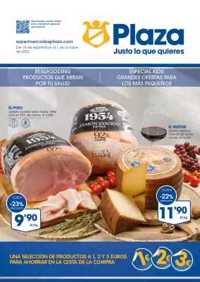 Folleto Supermercados Plaza (válido hasta el 1-10)