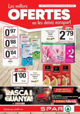 Folleto SPAR Fragadis (válido hasta el 1-10)