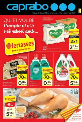 Catálogo Caprabo (válido hasta el 1-10)