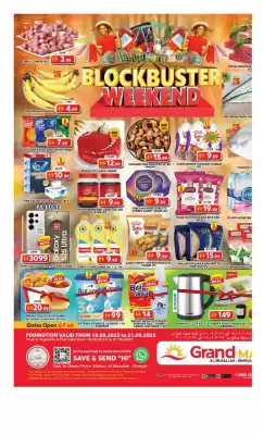 Grand Mall Sharjah catalogue (valid until 21-09)