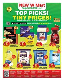 New W Mart leaflet Page 1