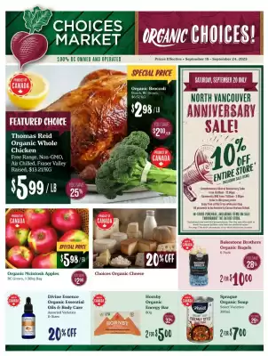 Choices Market flyer (valid until 21-09)