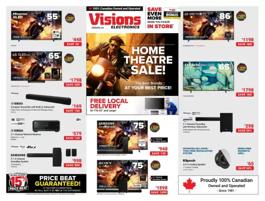 Visions Electronics flyer (valid until 21-09)