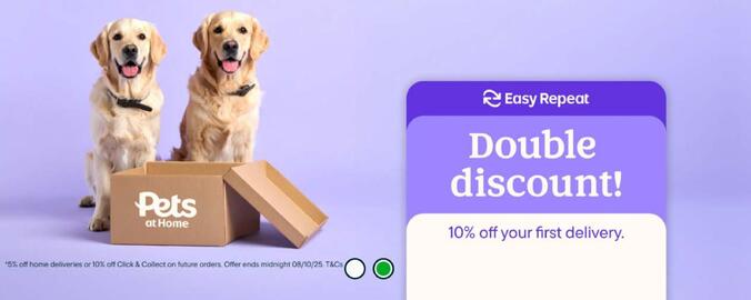 Pets at Home leaflet Page 1