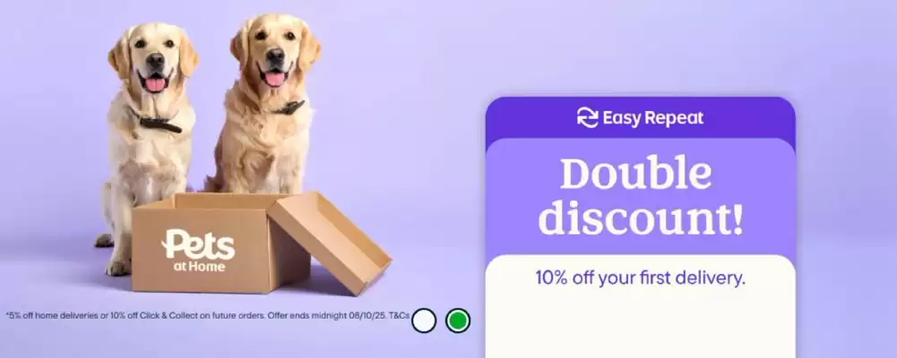 Pets at Home leaflet (valid until 8-10)