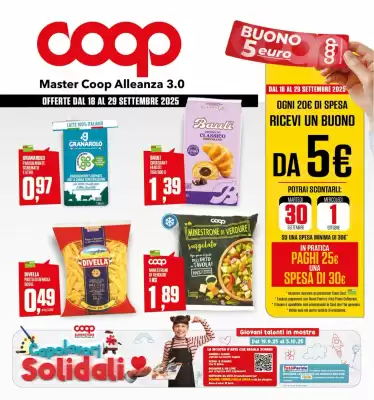 Volantino Coop Master Alleanza 3.0 (valido fino al 29-09)