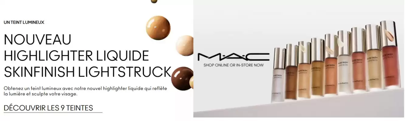 Catalogue MAC Cosmetics (valable jusqu'au 5-10)