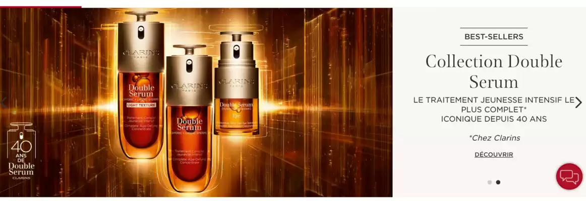 Catalogue Clarins (valable jusqu'au 28-09)