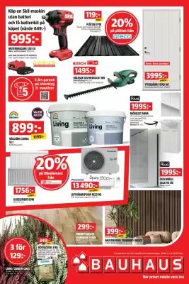 Bauhaus reklamblad (giltig till och med 21-09)