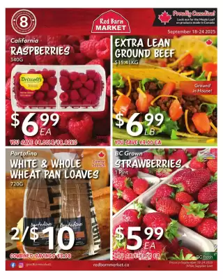 Red Barn Market flyer (valid until 24-09)