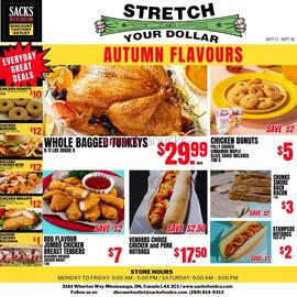 Sacks Food Co. flyer week 38 Page 1